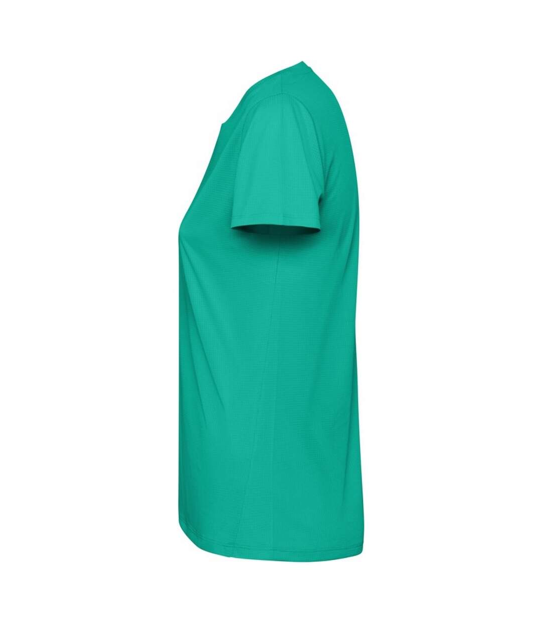 Womens/ladies Estoril Short-sleeved T-shirt Jade Green Roly-4