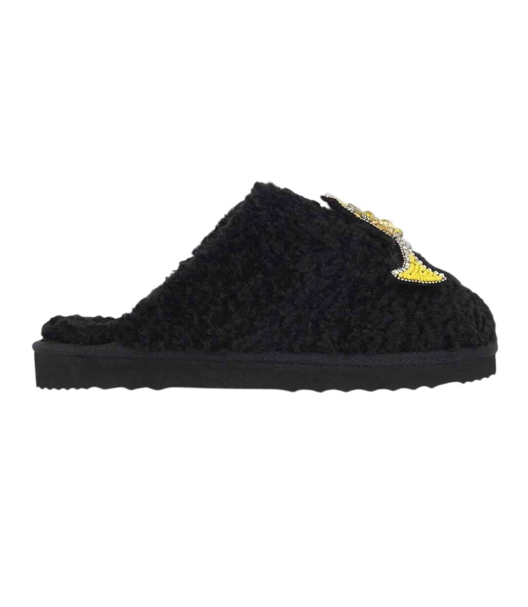 Chaussons Motif/style Embelli  Femme Noir Biba-1