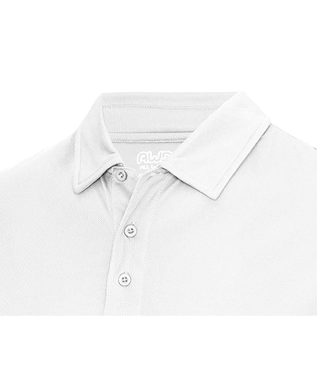 Polo sport homme blanc AWDis-3