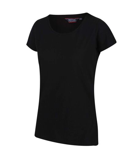 T-shirt Manches Courtes Carlie Femme Noir Regatta