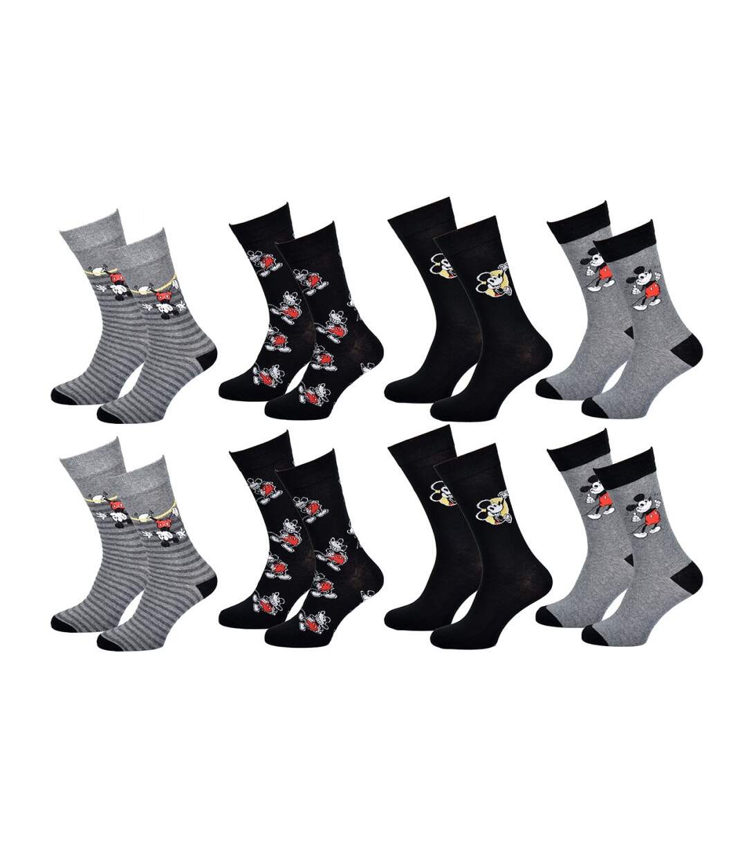 Chaussettes Mickey - Pack de 8-4