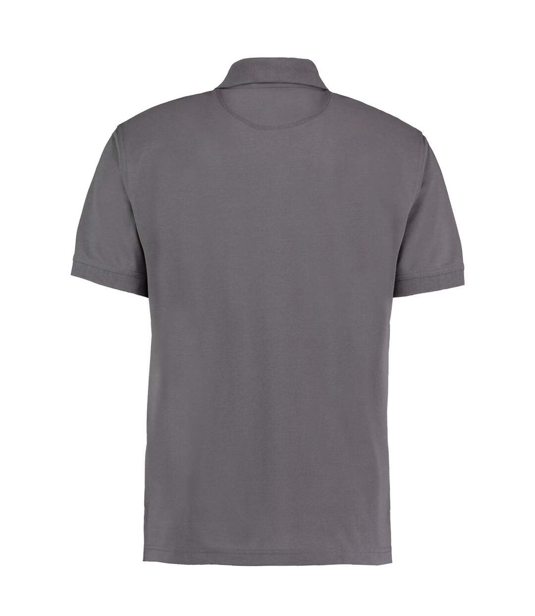 Polo À Manches Courtes Homme Gris Foncé Kustom Kit-2