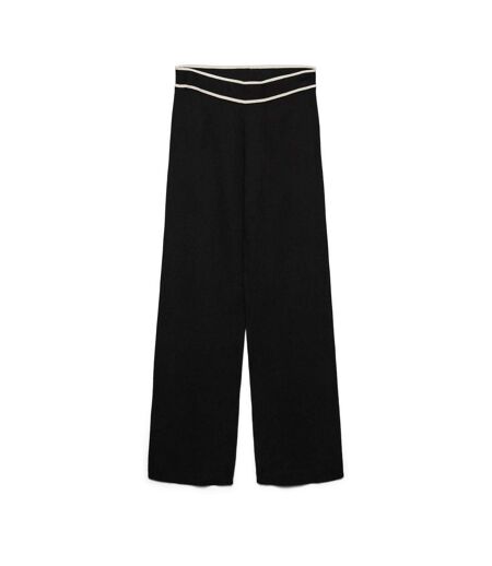 Pantalon fluide noir femme vero moda contrast