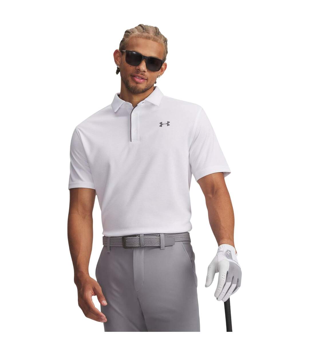 Polo Motif/style Tech Homme Blanc Under Armour-1