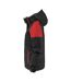 Doudoune Softshell Femme Noir Rouge Printer-3