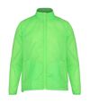 2786 Unisex Lightweight Plain Wind & Shower Resistant Jacket (Lime)