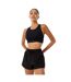Womens/ladies Core Racerback Sports Bra Black USA Pro-2