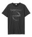 Unisex adult distressed stamp evanescence t-shirt charcoal Amplified-1