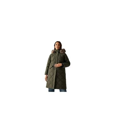 Doudoune Matelassée Freyla Femme Kaki Foncé Regatta
