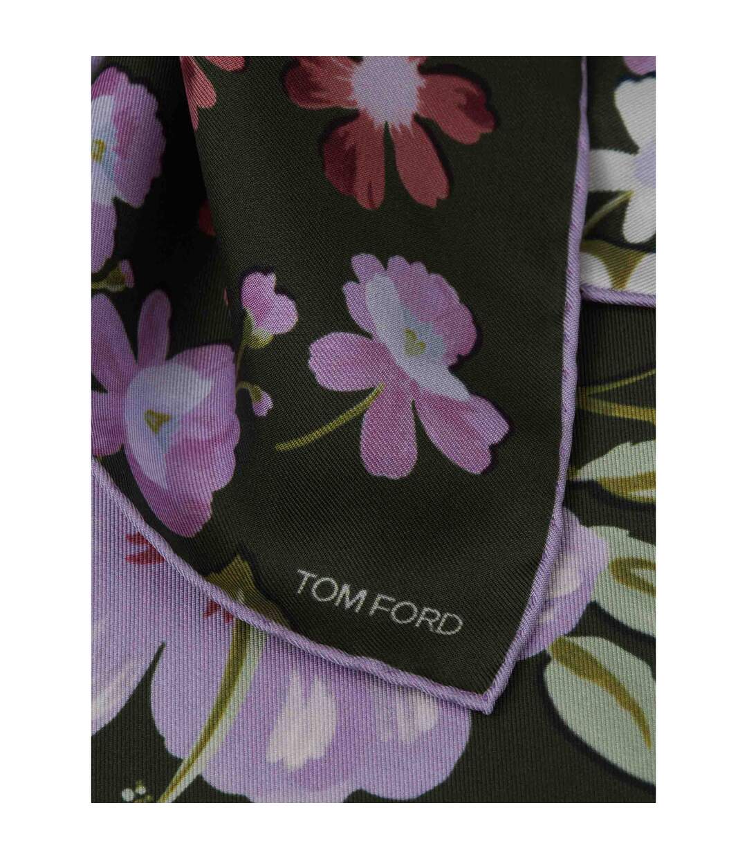 Pochette De Costume Style Floral Homme Taille Unique Vert Rose Rouge Tom Ford-3