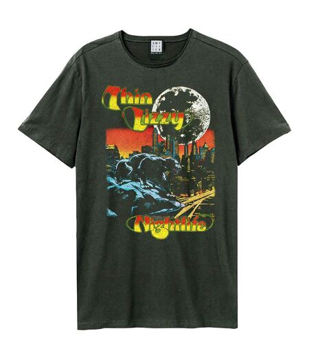 T-shirt Nightlife Adulte Charbon Amplified
