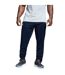 Mens Knitted Stretching Tapered Leg Jogging Bottoms Navy Canterbury-1