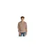Mens Puff Print Cotton Blend Embellished Sweatshirt Taupe Grey Calvin Klein-1