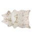 Tapis design peau de vache Terre sauvage - L. 190 x l. 150 cm - Doré et blanc-1