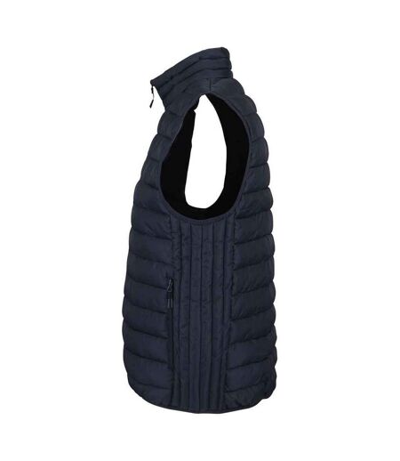 Mens Stream Body Warmer French Navy SOLS