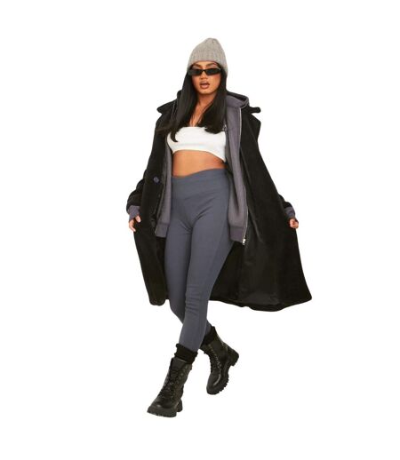 Legging Femme Anthracite Missy Empire