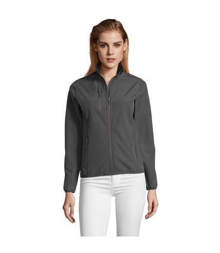 Veste Softshell Radian Femme Gris Charbon Uni SOLS
