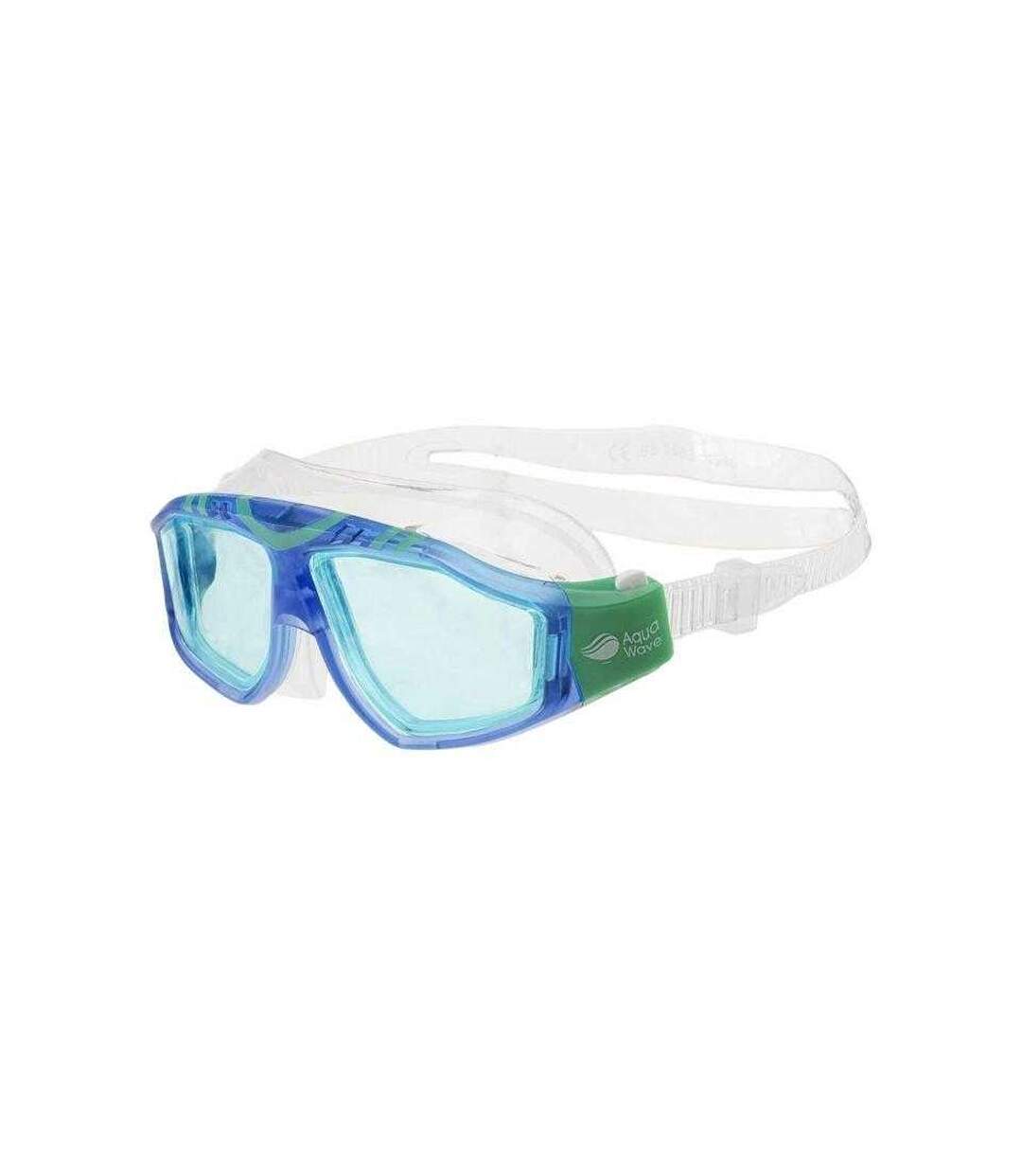 Childrens/kids Maveric Swimming Goggles Transparent Light Blue Aquawave-1