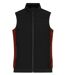 Bodywarmer de travail matelassé - Femme - JN1863 - noir et rouge