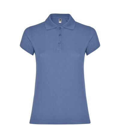 Roly Womens/Ladies Star Polo Shirt (Riviera Blue)