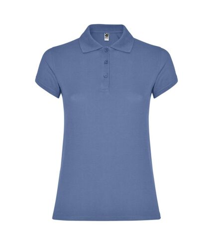 Roly Womens/Ladies Star Polo Shirt (Riviera Blue)