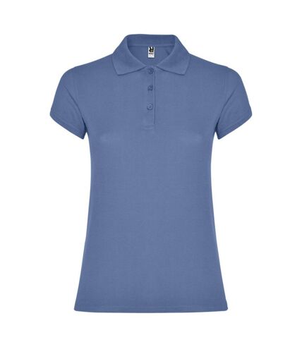 Polo star femme bleuet Roly