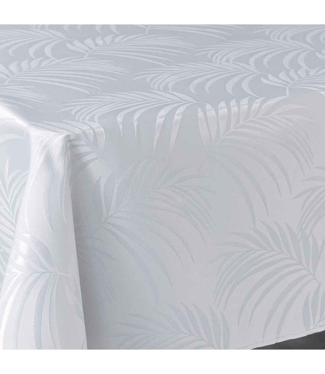 Nappe Jacquard Plumette 140x240cm Gris-2