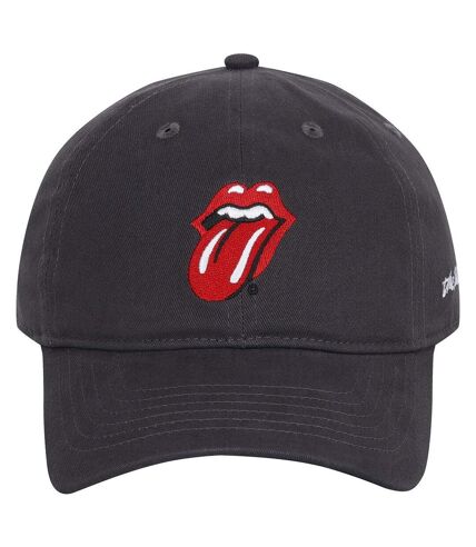 Amplified The Rolling Stones Embroidered Cap (Charcoal)