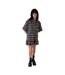 Robe Chemise Motif/style À Carreaux Femme Bleu The Ragged Priest-1