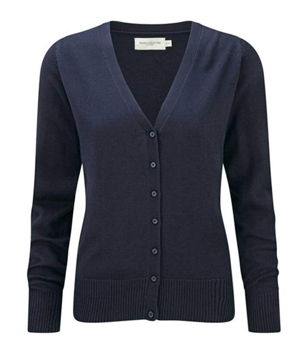 Gilet boutonné cardigan - Femme - JZ715 - bleu marine-1