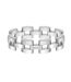 Mens Sway Polished Bracelet One Size Silver Boss-1