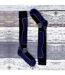 4 Paires Chaussettes de Ski Laine Hautes Hiver-4