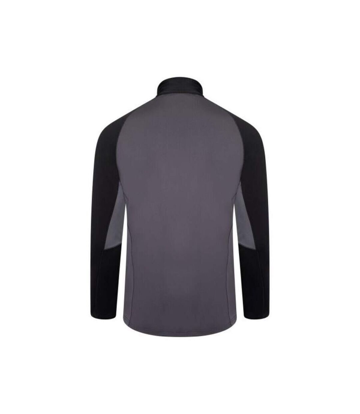 Dare 2B Mens Fuser Stretch Quarter Zip Thermal Top (Ebony Grey)