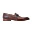 Mens Russo Buckle Leather Loafers Burnt Brown Base London-3