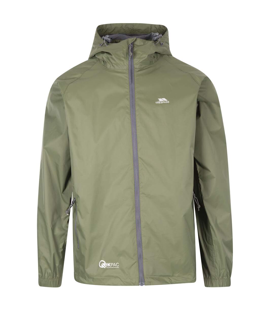 Veste imperméable qikpac adulte kaki Trespass