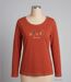 MAYFLOWER NOBODY3 – Tee-shirt manches longues orange éclatant et détails Lurex pour un style vitaminé-3