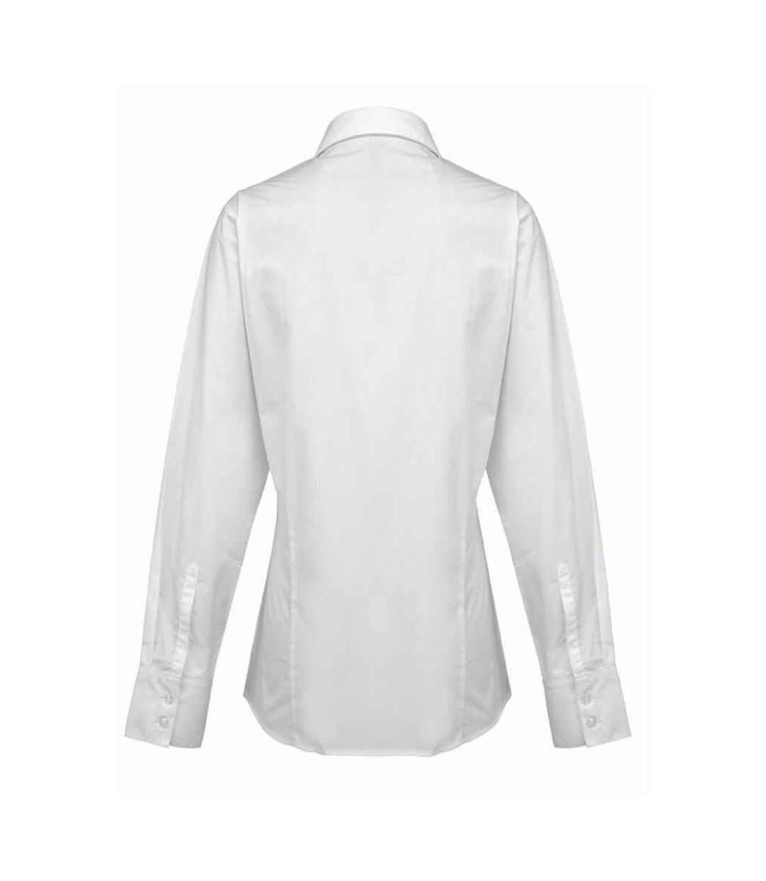 Premier Womens/Ladies Supreme Heavy Poplin Long Sleeve Work Shirt (White) - UTRW2818-3