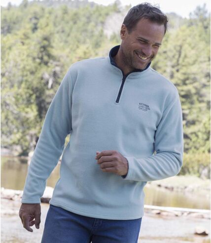 2er-Pack bequeme Microfleece-Pullover