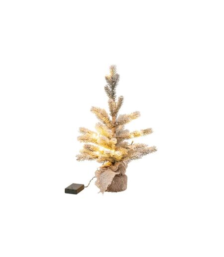 Sapin de Noël Déco Led Enneigé 81cm Vert