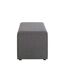 Coffre de Rangement Design Lumyna 65cm Gris-3