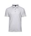 Mens Luxury Sport Polo Shirt White Tee Jays-1