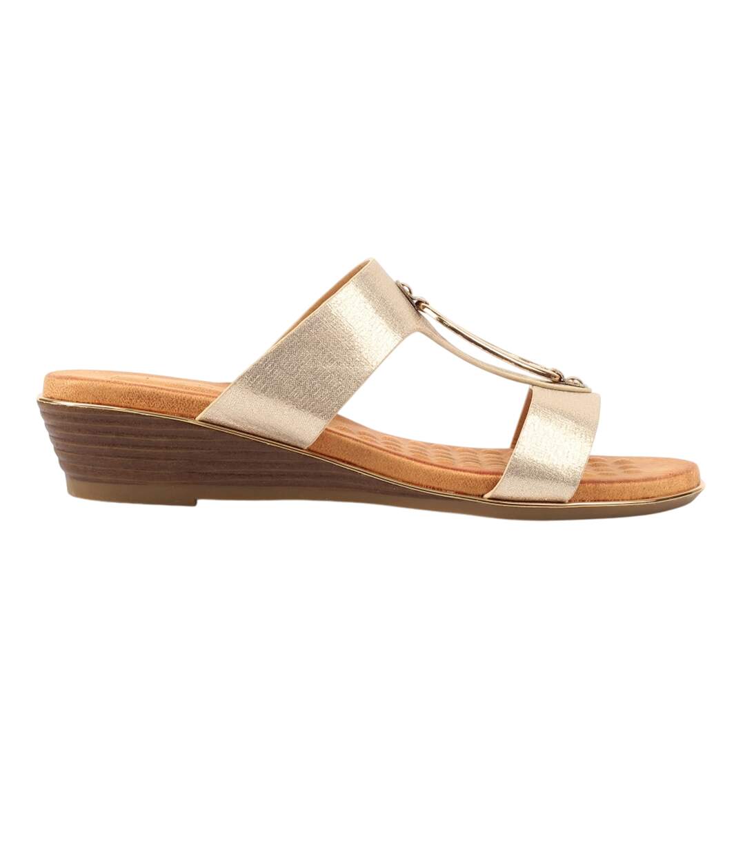 Sandales Claudia Femme Jaune Or Lunar-2