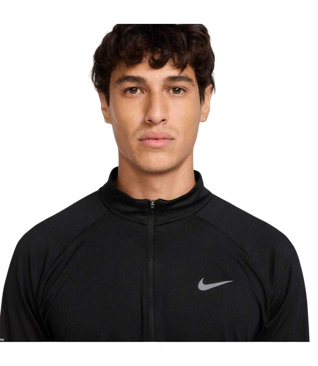 Haut Motif/style Course À Pied Stride Homme Noir Nike-4