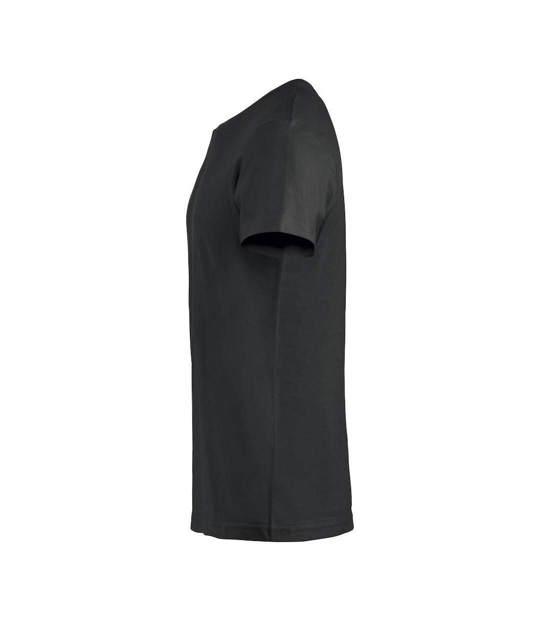 T-shirt Basic Homme Noir Clique-3