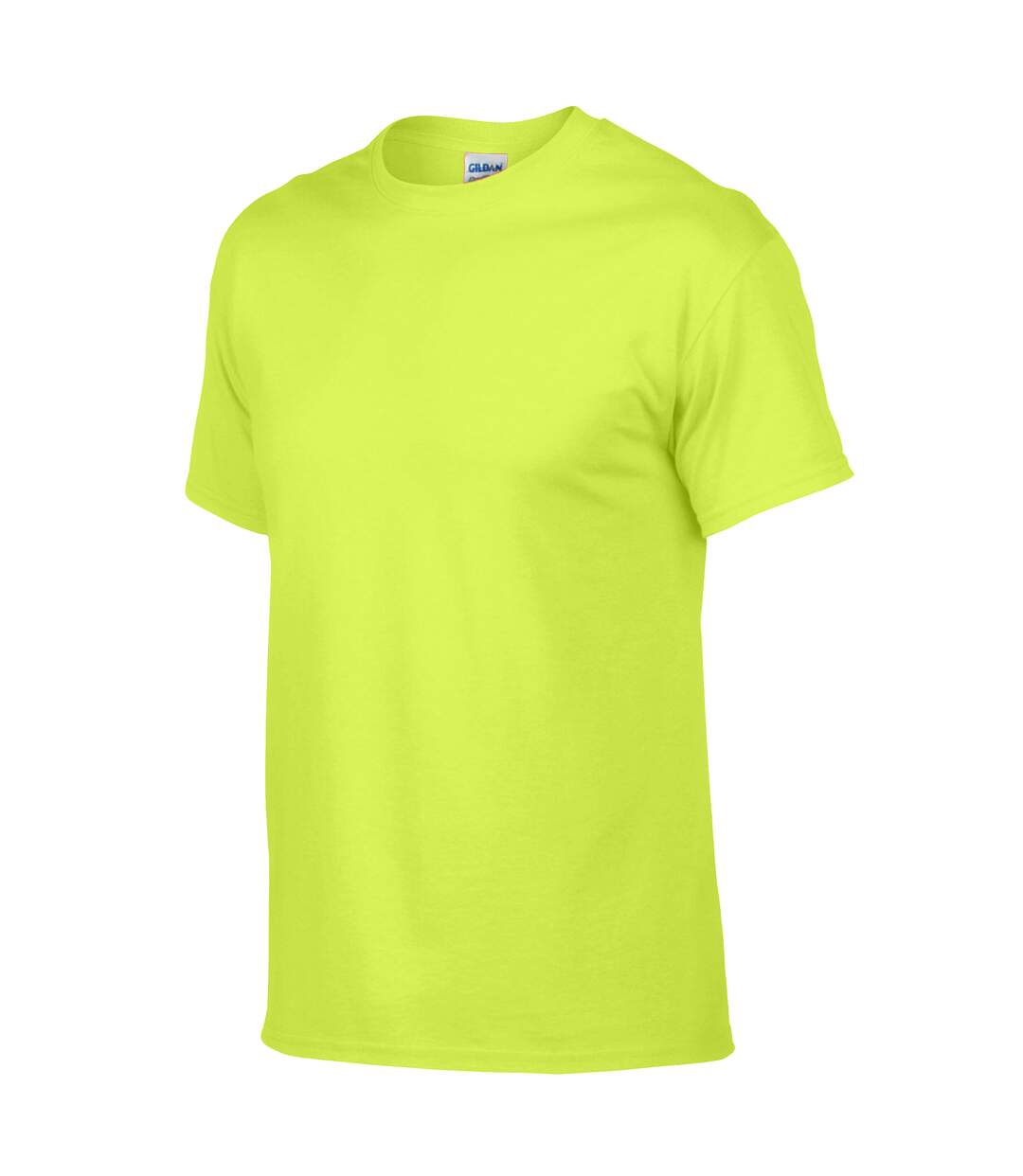 T-shirt homme vert fluo Gildan-3