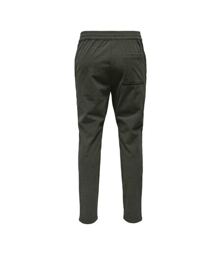 Pantalon fluide kaki homme only & sons linus