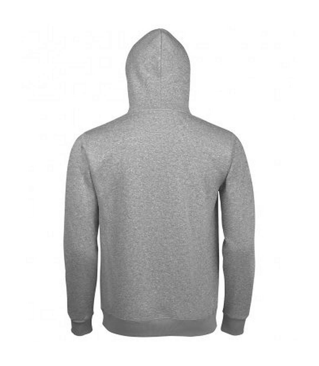 Sweat à capuche spencer unisexe gris chiné SOLS