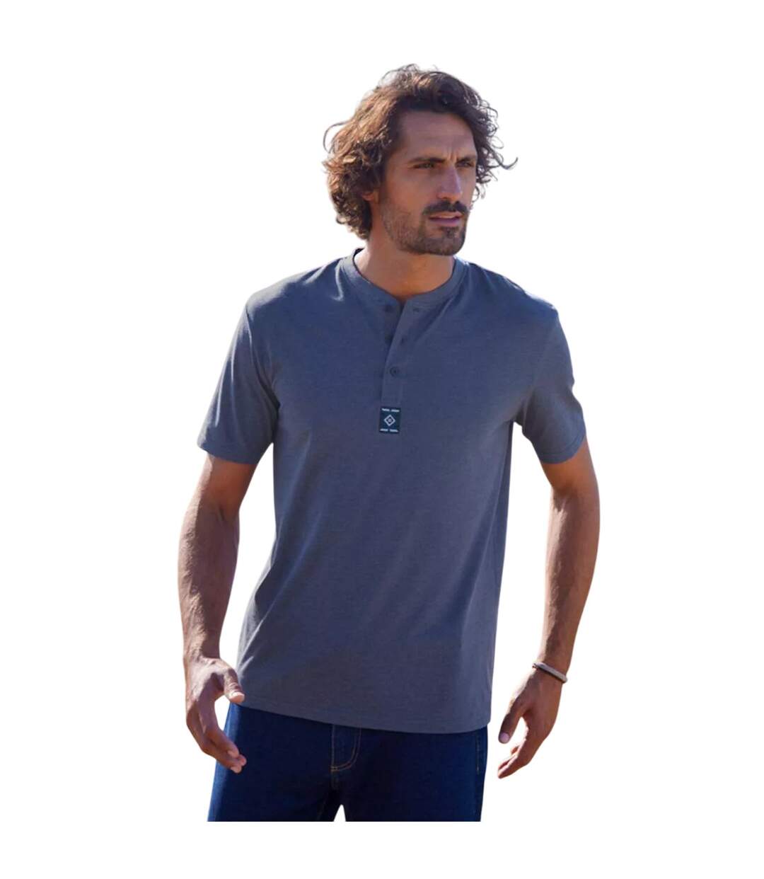 T-shirts homme bleu / vert / écru Atlas For Men-2