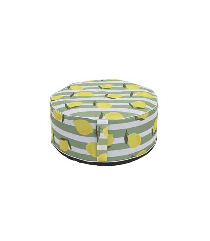 Pouf Gonflable Imprimé Citron 56cm Jaune & Vert