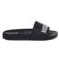 Claquettes Motif/style En Relief Adulte Noir Love Moschino-1